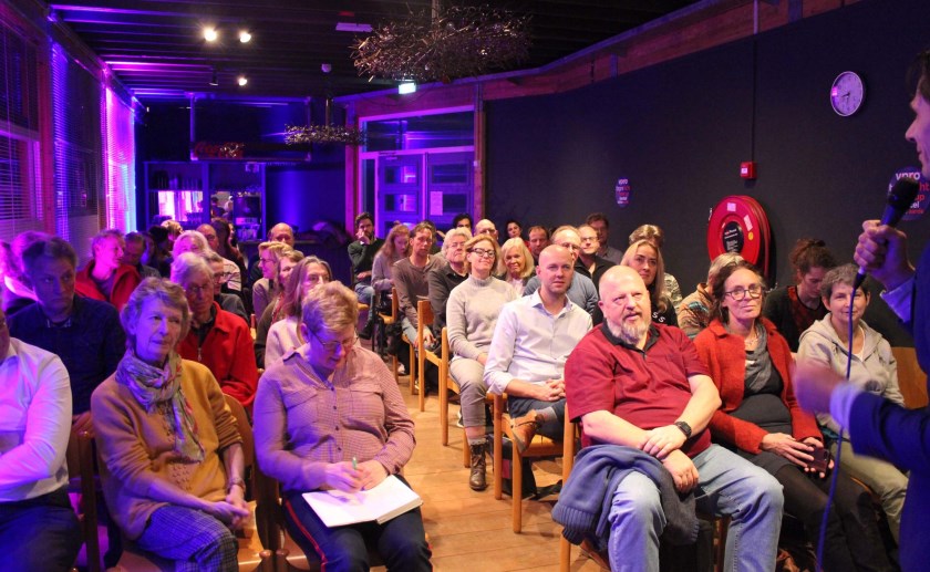De eerste editie van de Tegenlicht Meet Up in Boxtel.