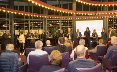 Ook in 2018 hield stichting Brabants Centrum een verkiezingsdebat. Toen kwamen de politici samen in de raadszaal aan de Dr. Van Helvoortstraat. Nu is Podium Boxtel het toneel van de politieke discussies. (Foto: Hans van Doorn).
