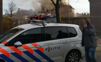<p>Brand in Sint-Catharinastraat.</p>