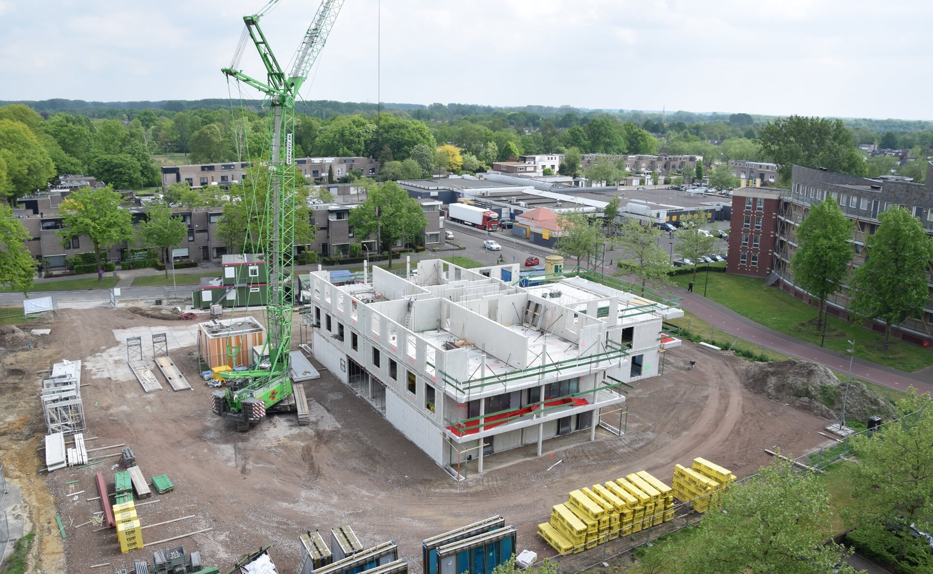 Er zijn bouwprojecten in ontwikkeling in Boxtel, zoals Princenlant IV. Voor nieuwe initiatieven moet geloot worden voor woningen. (Foto: Rens van den Elsen). 