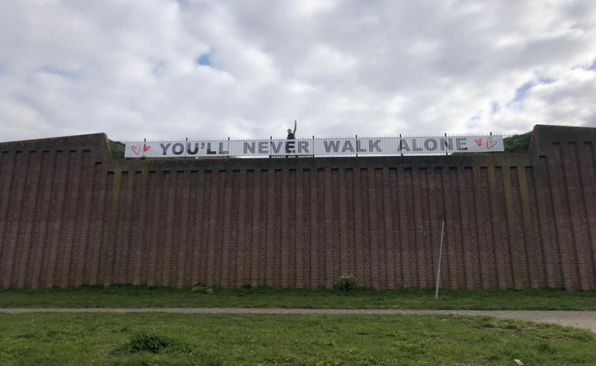 ‘You’ll never walk alone’. Foto: BHIC