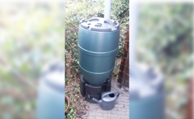 De gemeente Boxtel en waterschap De Dommel geven een vergoeding van maximaal 100 euro aan mensen die een regenton aanschaffen.