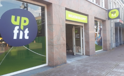 De deuren van sportschool UpFit aan de Rechterstraat openen naar verwachting eind oktober.
