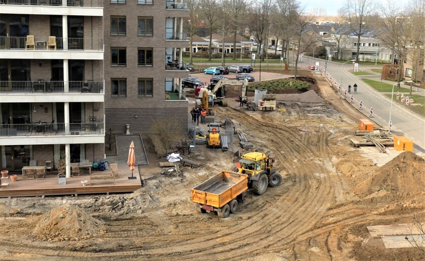 <p>Er wordt hard gewerkt om de bewoners en omwonenden een mooi parkje voor te schotelen. Foto: Ad van de Wetering. </p>