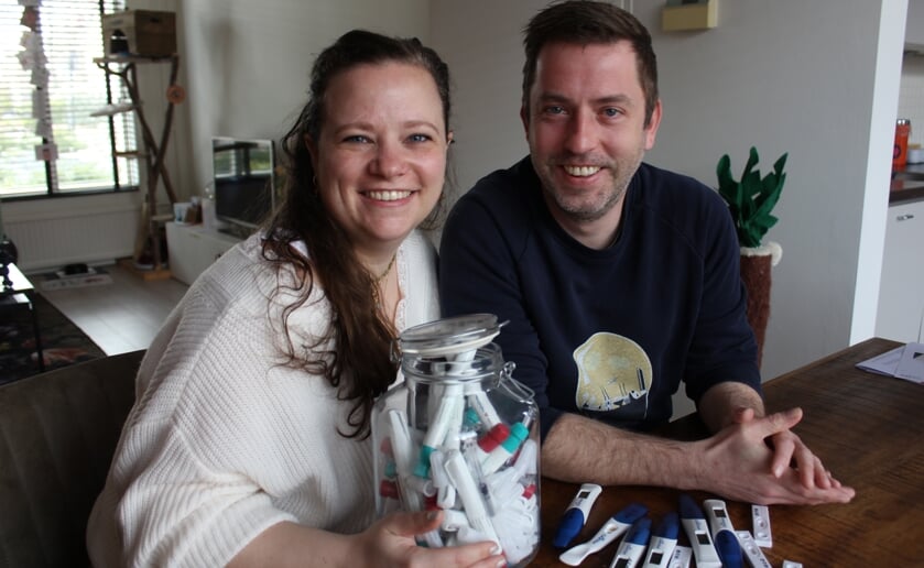 Ashley en Erwin proberen al drie jaar zwanger te worden. Foto Wendy van Lijssel