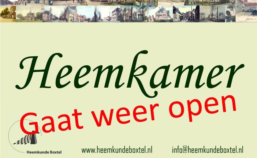 <p>De heemkamer van Heemkunde Boxtel is heropend, aan de Burgakker 4 in de bibliotheek van Boxtel. (Afbeelding: Heemkunde Boxtel).</p>