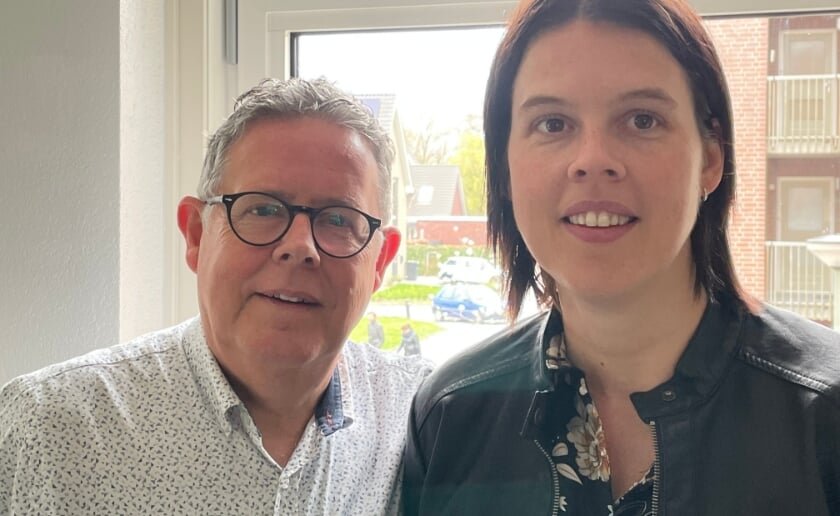 <p>Wim Huijbers en zijn dochter Esther dragen samen bij aan de sponsoractie van Patrick van de Aker voor Kika. (Foto: eigen collectie).</p>