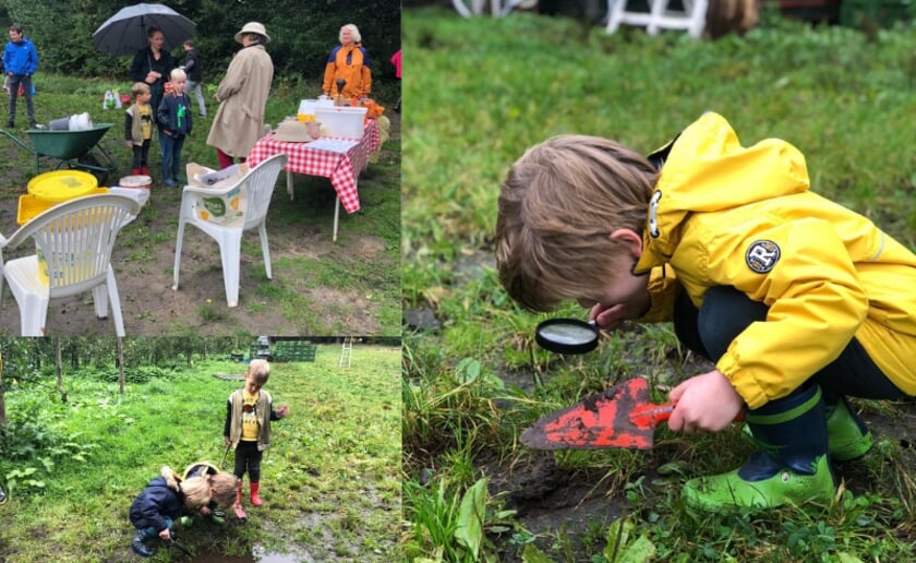 <p>Samen op zoek naar diertjes in het water en de bodem bij de Herenboeren van het Wilhelminapark in Boxtel. Zaterdag 2 oktober kunnen kinderen hieraan meedoen. (Foto: eigen collectie).</p>