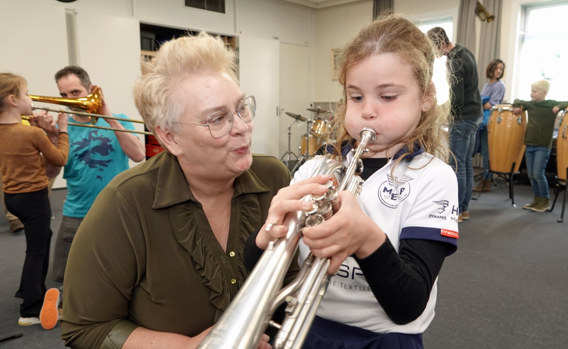 Kindermuziekweek in 2022 waarvoor JooP Muziekopleidingen van de hafa's de handen ineensloeg met Brede Scholen Boxtel.