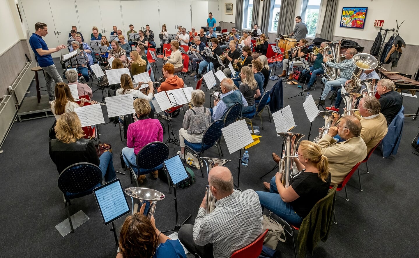 Zo'n zestig muzikanten uit de gemeente Boxtel vormen een eenmalig Bell-orkest.