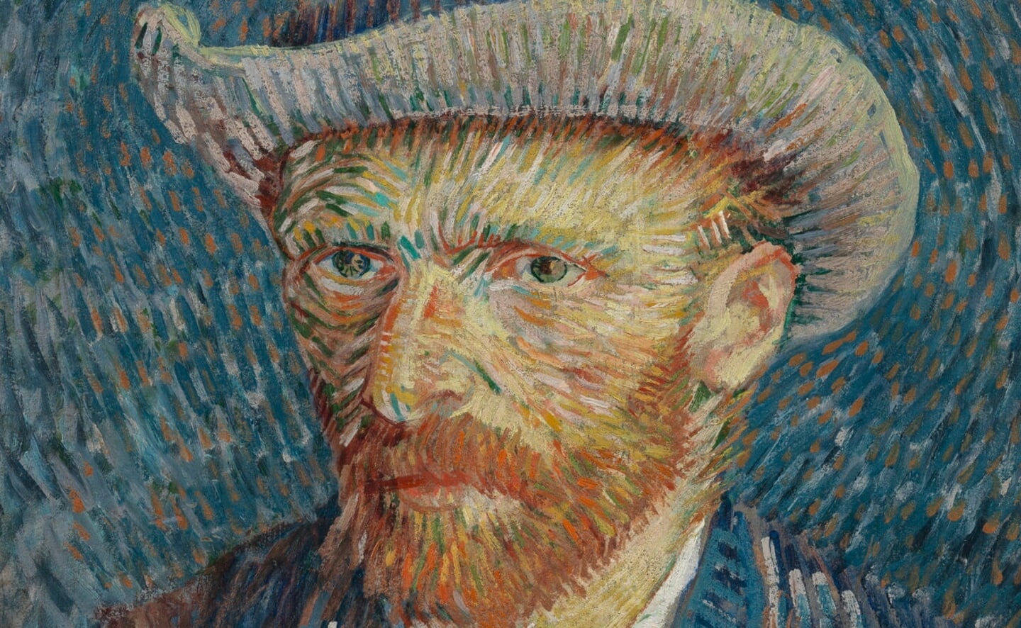 Zelfportret van Vincent van Gogh.