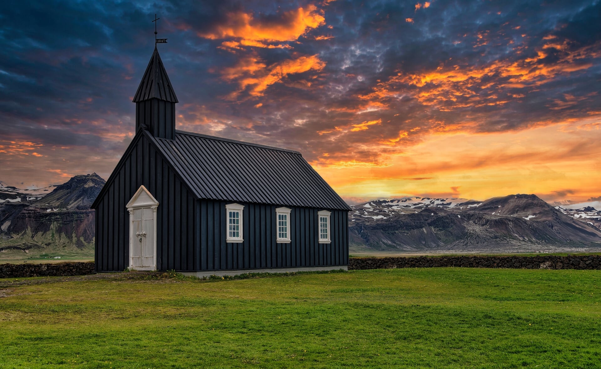 Deze foto van een kerkje in IJsland werd door bezoekers uitgeroepen tot beste van de tentoonstelling die Boxtel Ontspant organiseerde. 