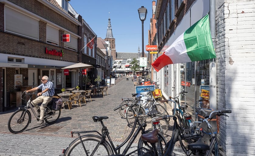 Het Boxtelse centrum stond zaterdag en zondag in het teken van Italië. Daar hoort natuurlijk ook een lekker ijsje bij.