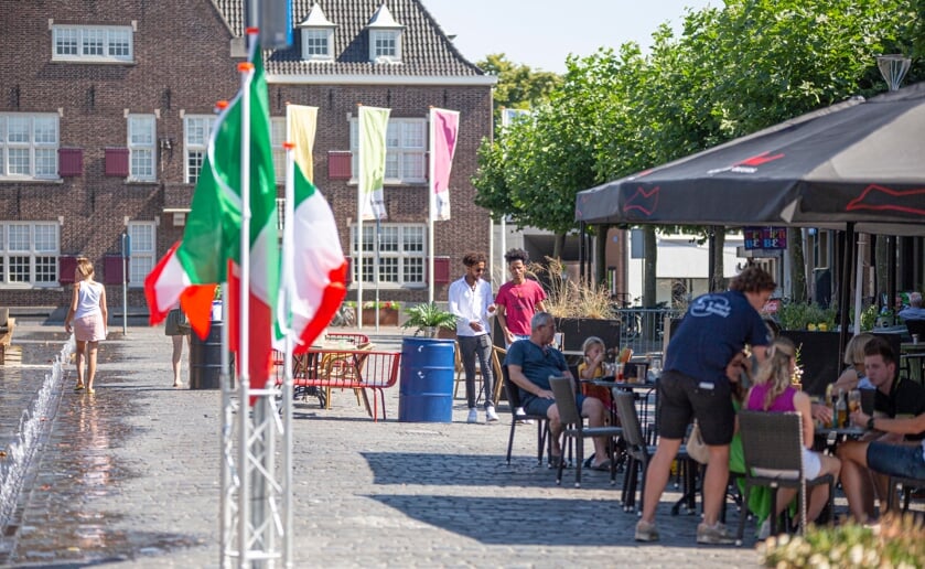 Het Boxtelse centrum stond zaterdag en zondag in het teken van Italië. Daar hoort natuurlijk ook een lekker ijsje bij.