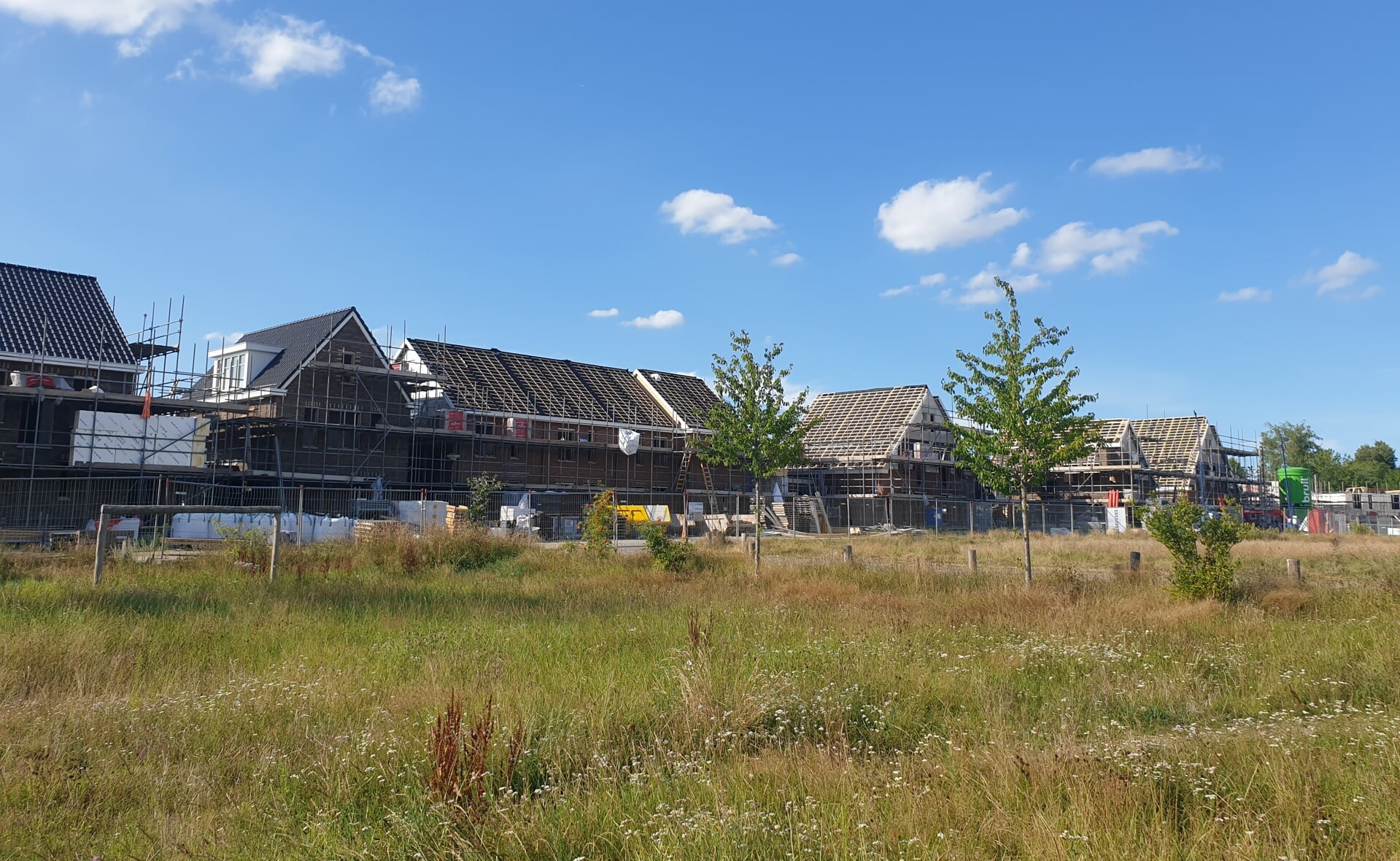Fase twee van de nieuwbouwwijk Reigerskant is al aardig op weg. Hier zijn 27 woningen in aanbouw, waarvan acht voor starters. 