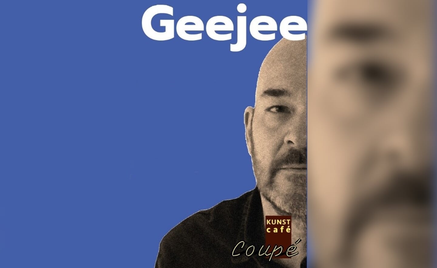 Zanger-gitarist Gertjan Crielaard treedt op onder het pseudoniem Geejee.