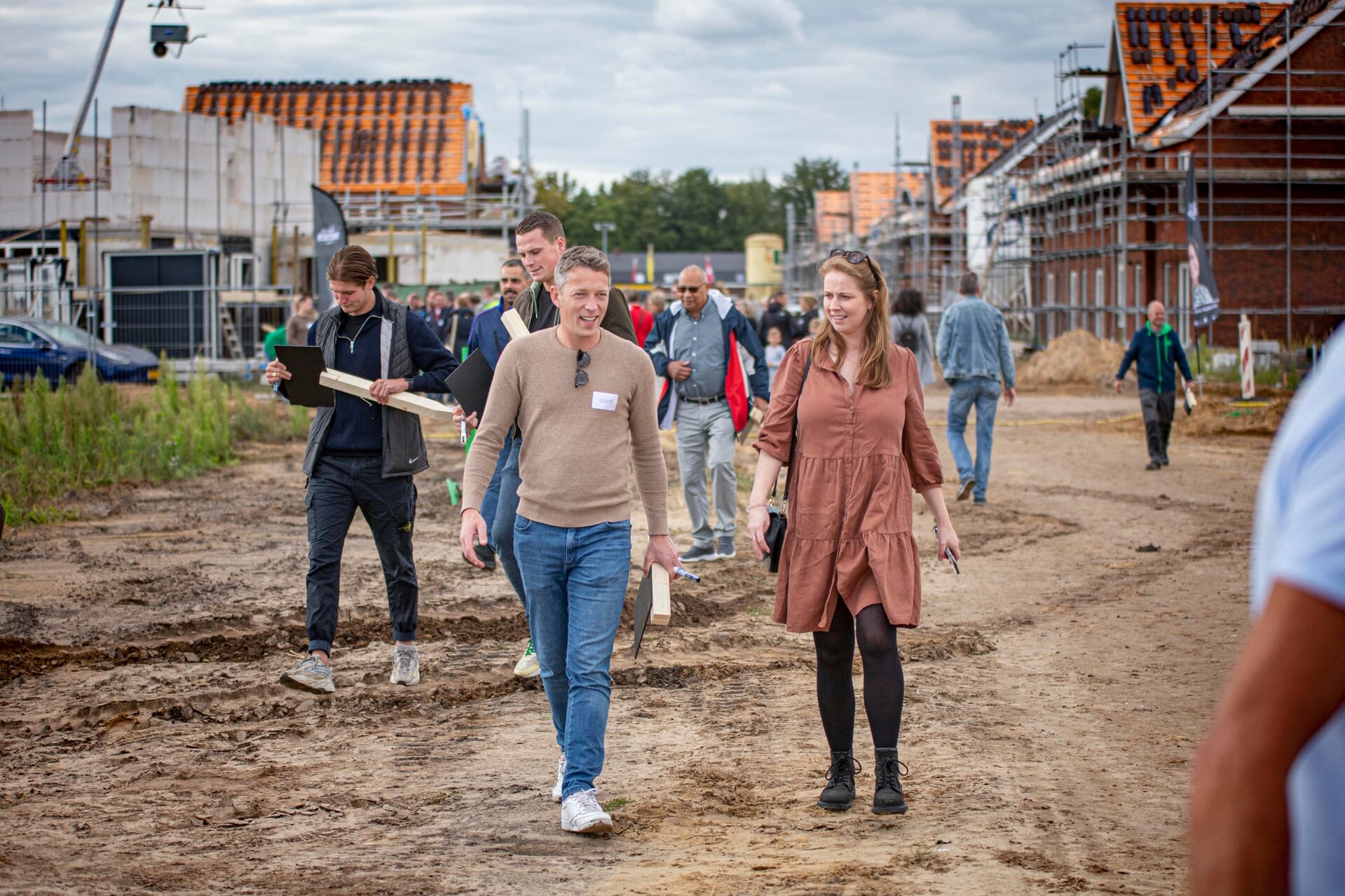 Toekomstige bewoners van nieuwbouwwijk Heem van Selis werden in september vorig jaar uitgenodigd op de bouwplaats om hun toekomstige woonplek te bezichtigen. 