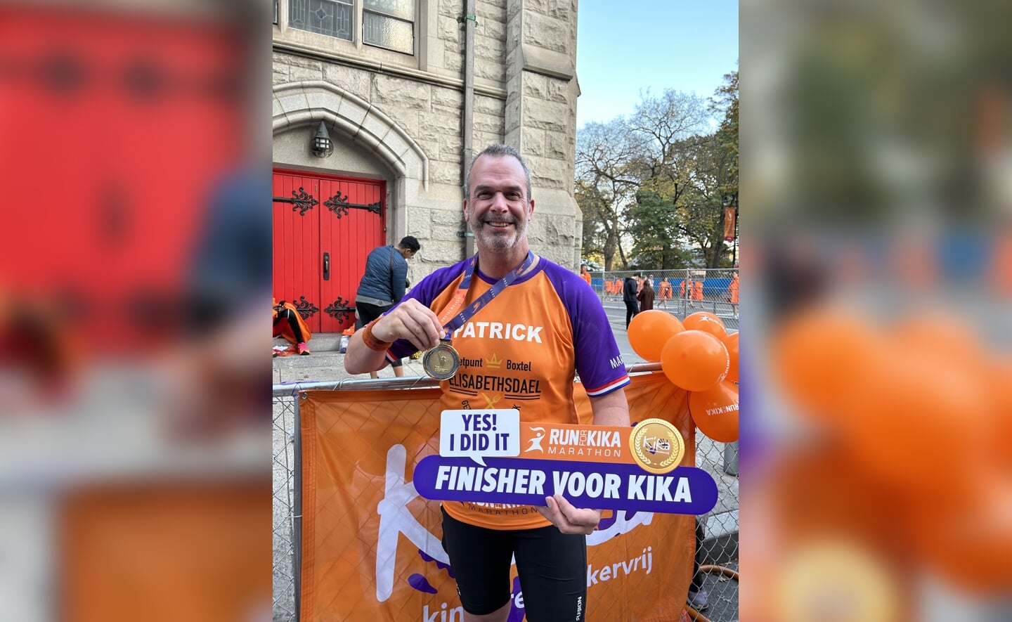 Boxtelaar Patrick van den Aker voltooide onlangs twee marathons vlak achter elkaar. Die van Amsterdam en New York. 