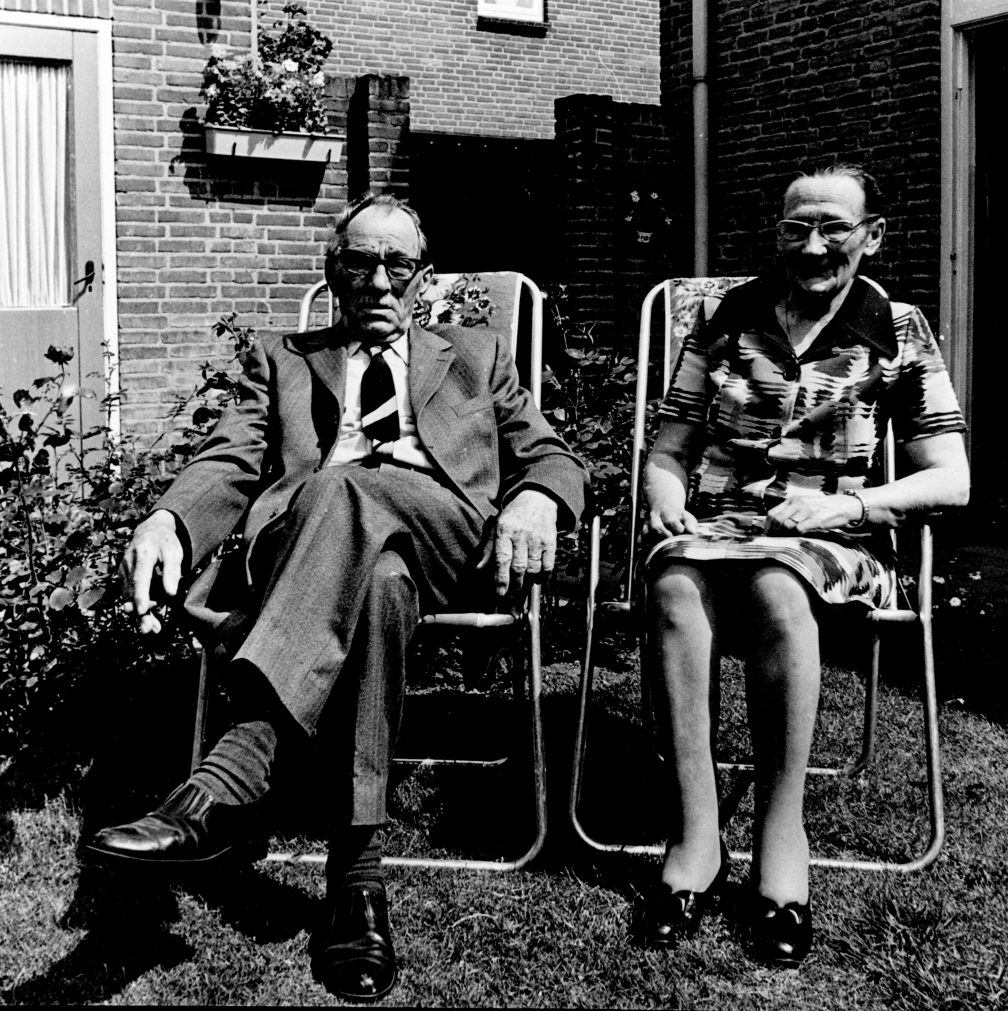 Het echtpaar Hermes en Pietje van Eijndhoven- van de Pas was op 9 juli 1975 een halve eeuw getrouwd. 