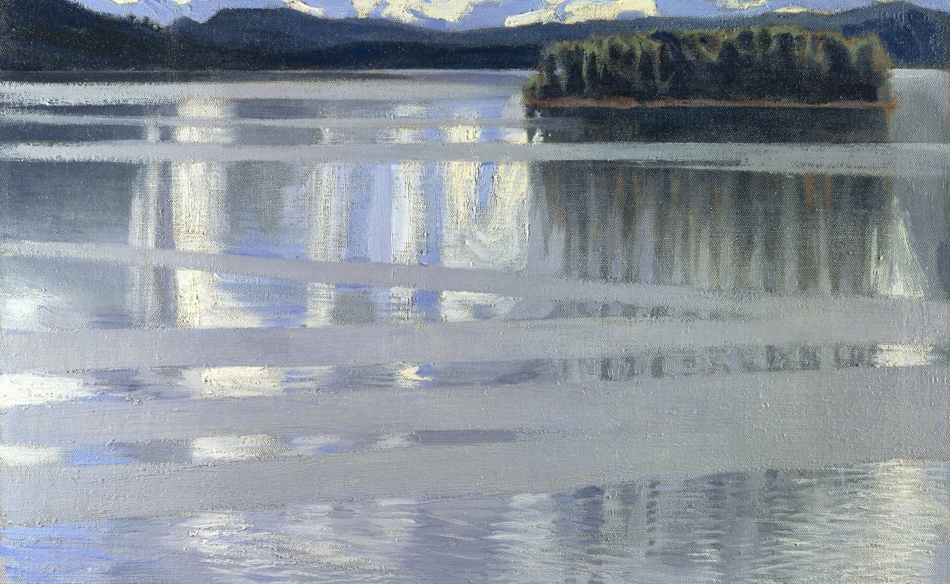 Keitele-meer in Finland, geschilderd door Akseli Gallen-Kallele (1865-193) in 1905.