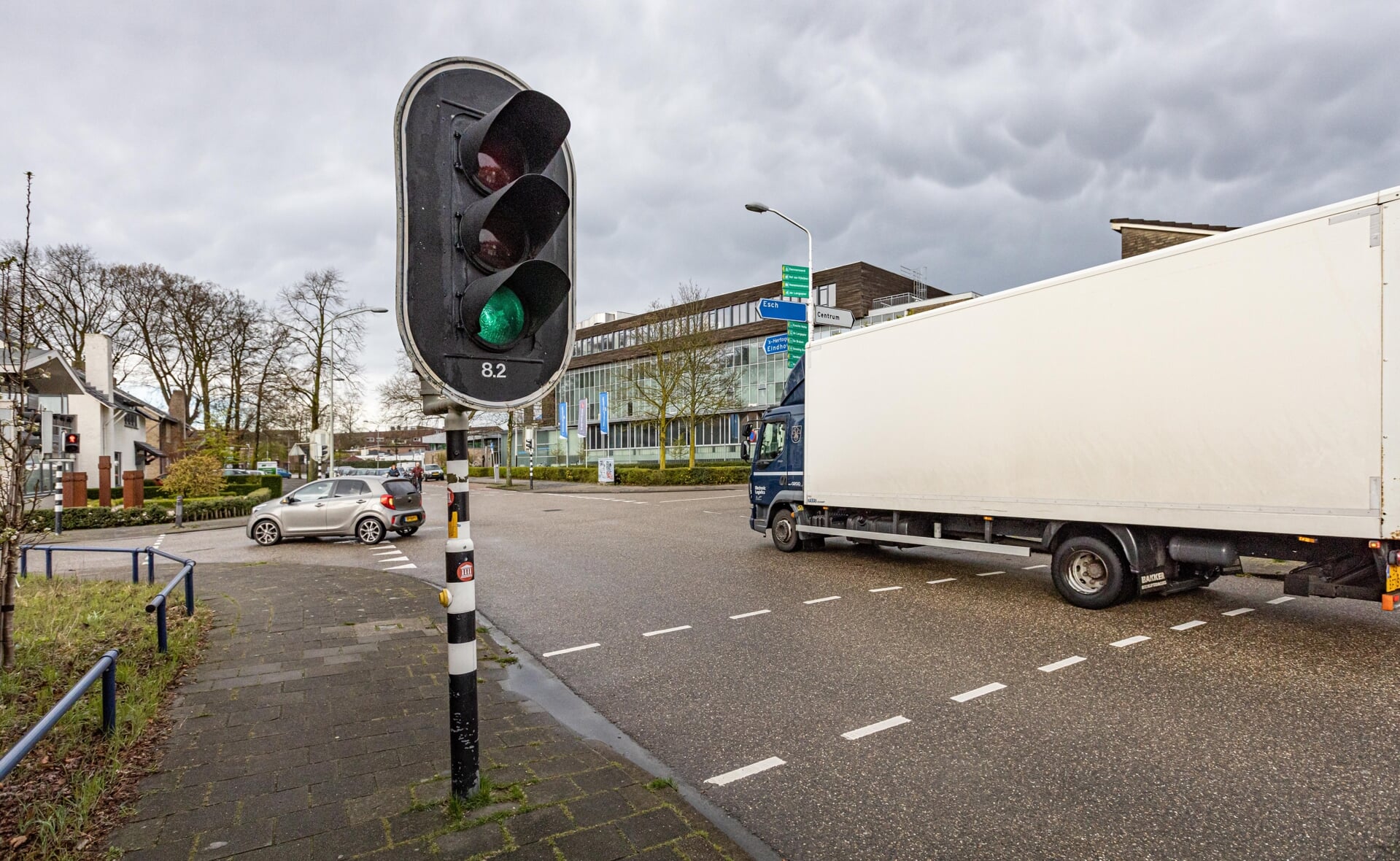 De verkeerslichten in Boxtel zijn aan vervanging toe. Ook die op het kruispunt bij het Baanderherencollege, waar veel verkeer langs komt. 