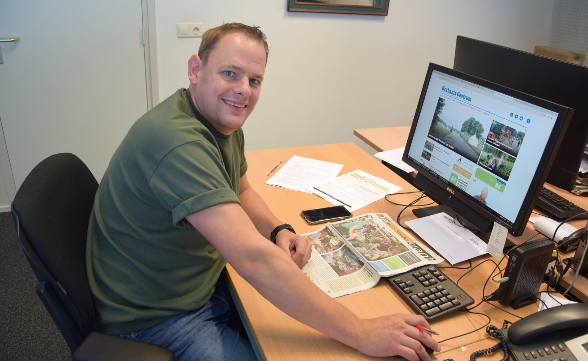 Tom Kurstjens is het nieuwe gezicht bij de MooiBoxtelKrant en Brabants Centrum.
