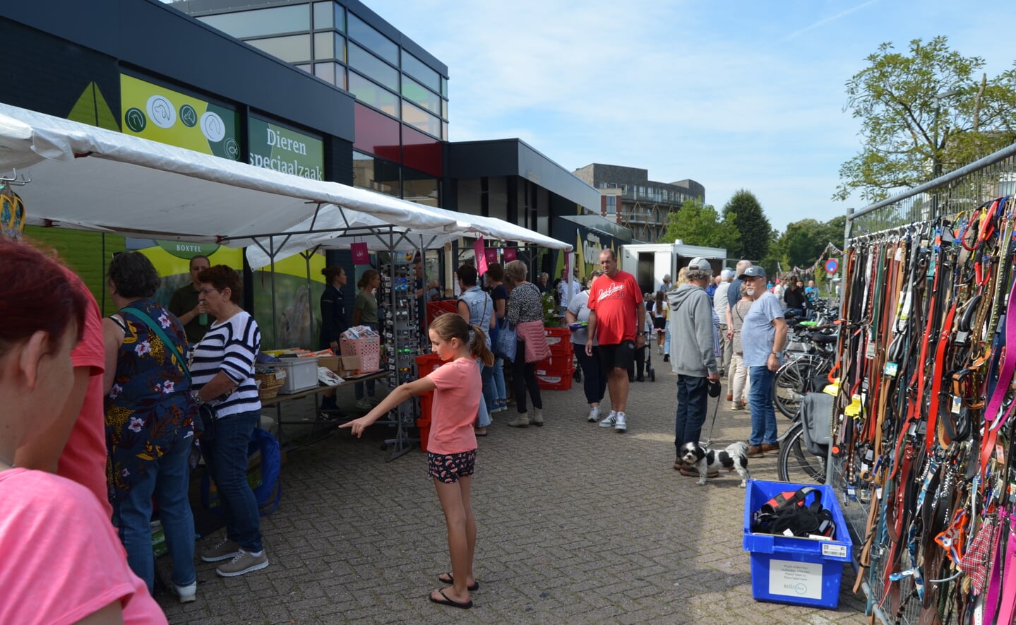 De Boxtel Oost Dag trok zondag veel belangstellenden naar het terrein tussen winkelcentrum Oosterhof en gemeenschapshuis De Rots. En niet alleen maar mensen uit de wijk.