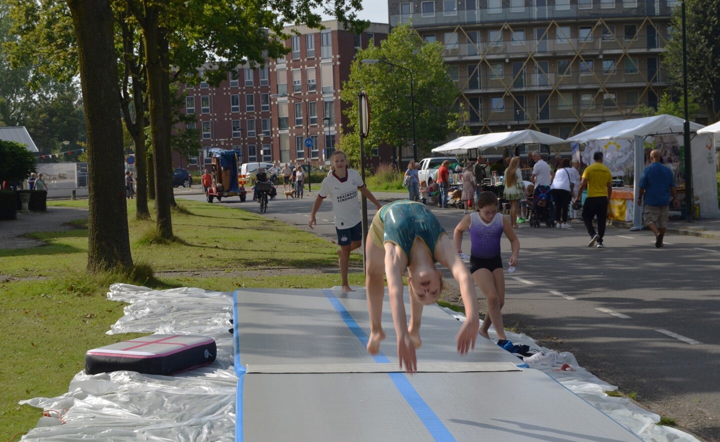 De Boxtel Oost Dag trok zondag veel belangstellenden naar het terrein tussen winkelcentrum Oosterhof en gemeenschapshuis De Rots. En niet alleen maar mensen uit de wijk.