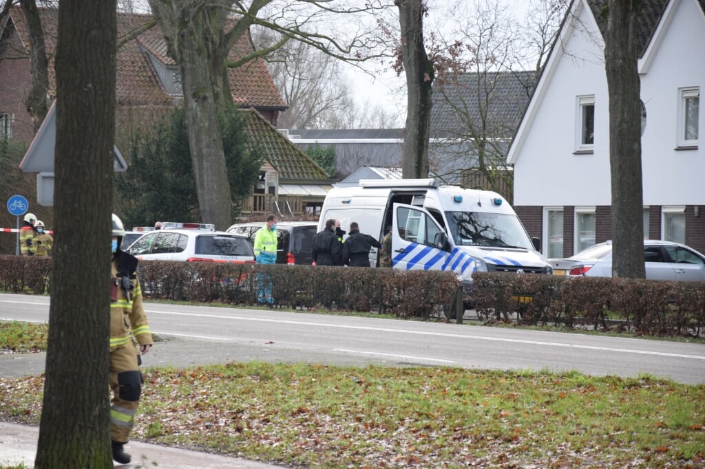 Vuurwerk ontploft in woning Brederodeweg in Boxtel. De bewoner raakte zwaargewond.