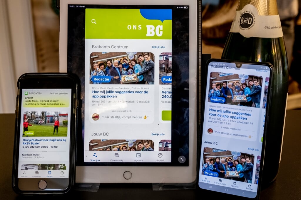 Met Ons BC kunnen leden van Brabants Centrum al het nieuws dagelijks volgen, maar ook zelf reageren en berichten plaatsen. 