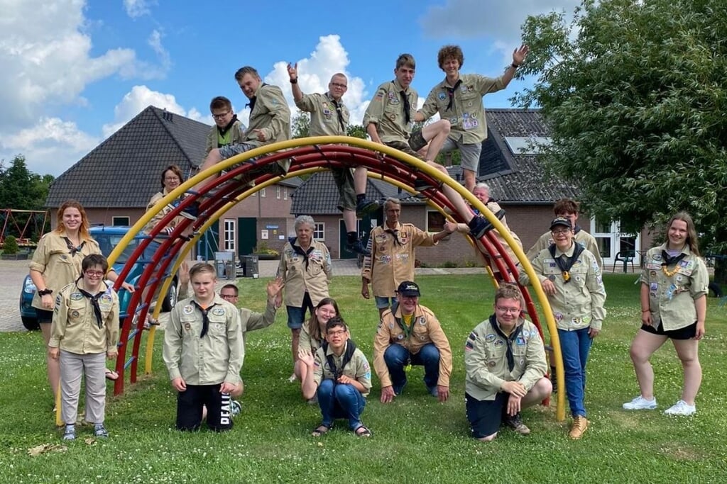 Het is feest bij de Boxtelse scout-angels. De groep bestaat 25 jaar. (Foto: eigen collectie).