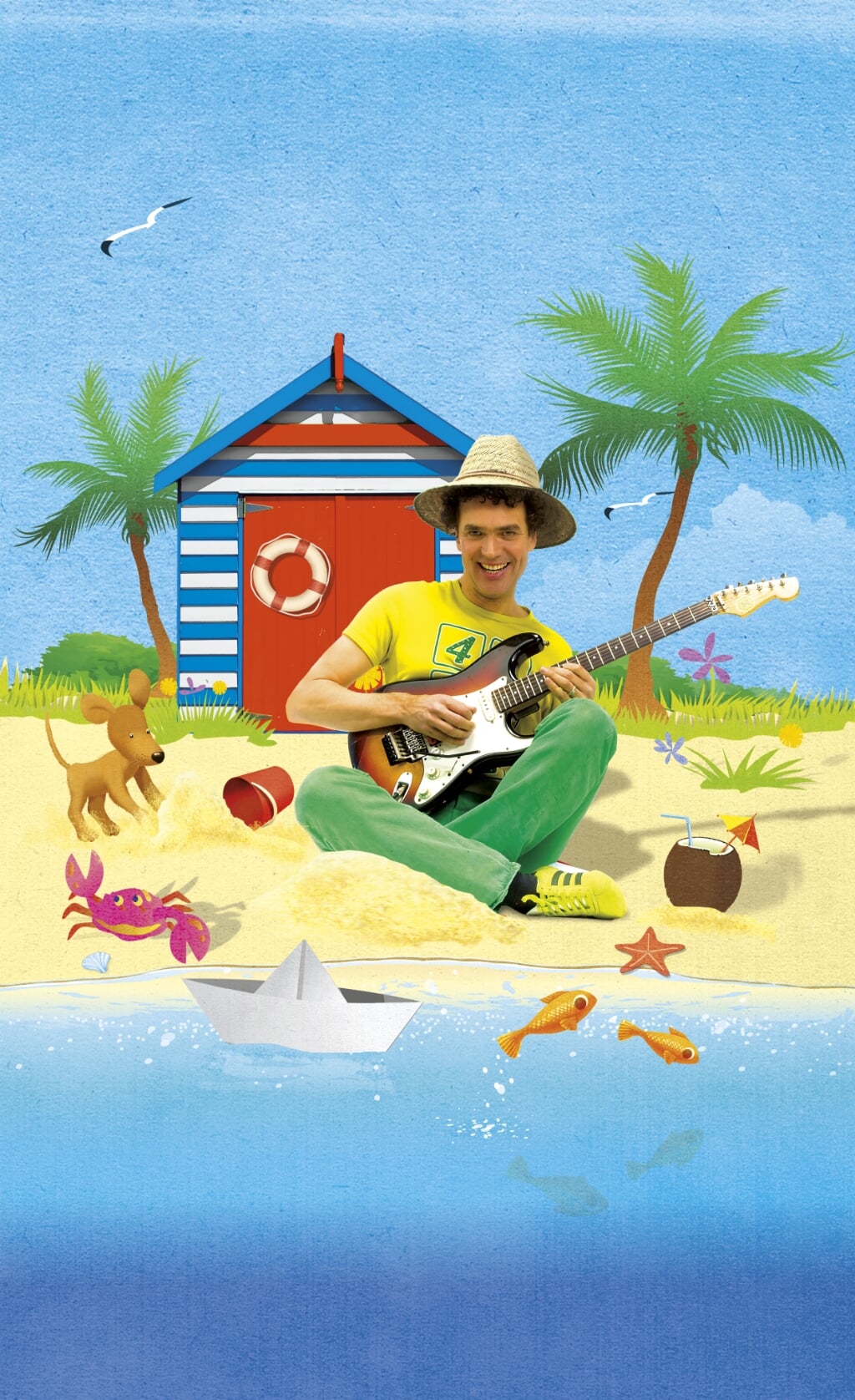 Op Vakantie Met Dirk Scheele is een muziekprogramma voor kinderen van twee jaar en ouder. (Foto: Gerhard Witteveen). 