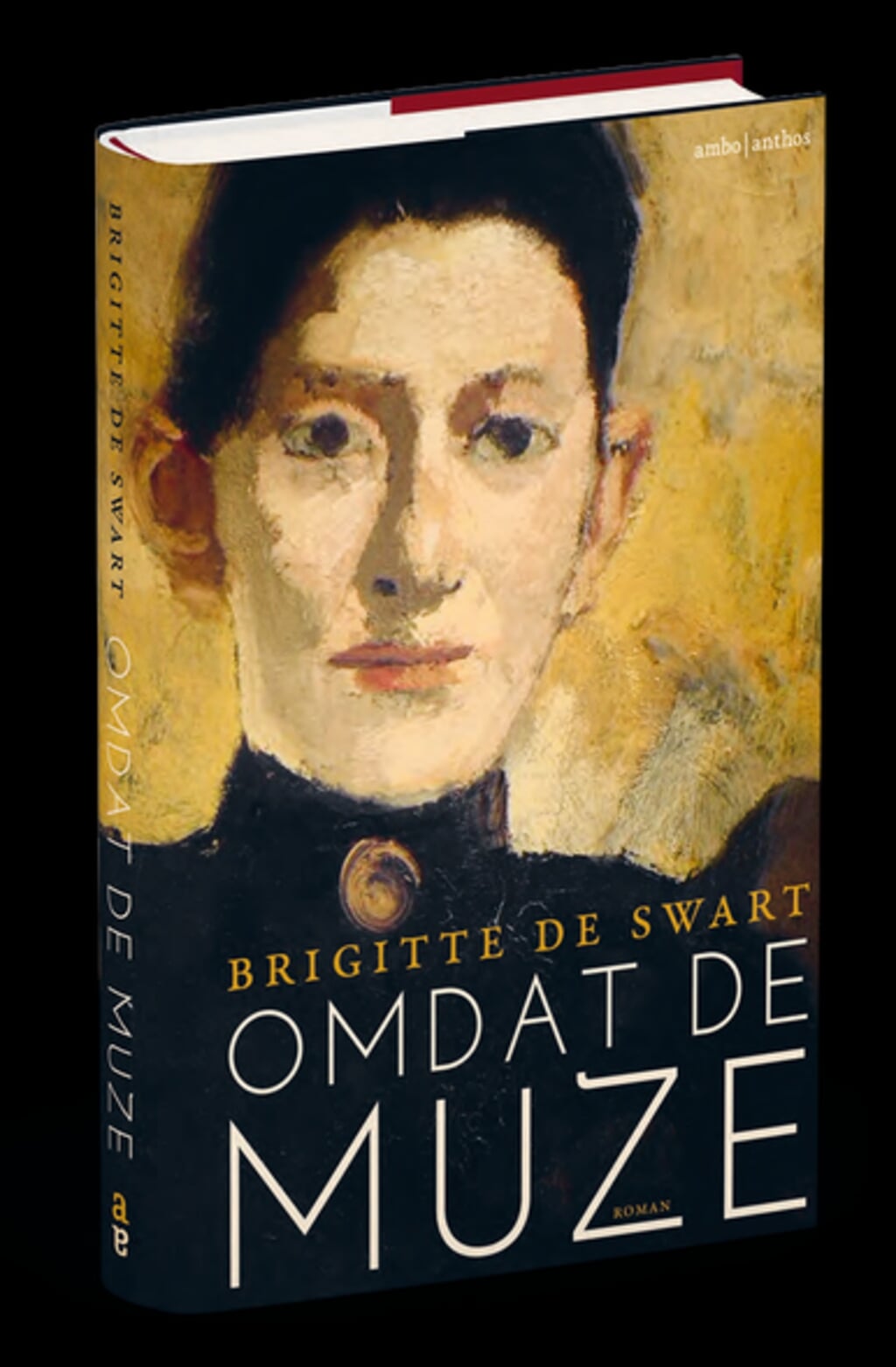 Omslag van het boek 'Omdat de muze' waarmee Brigitte de Swart uit Den Bosch debuteert. 
