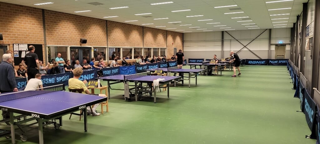 Het clubkampioenschap bij Taverbo in de accommodatie aan de Voetboog stond zaterdag garant voor oogstrelend tafeltennis.