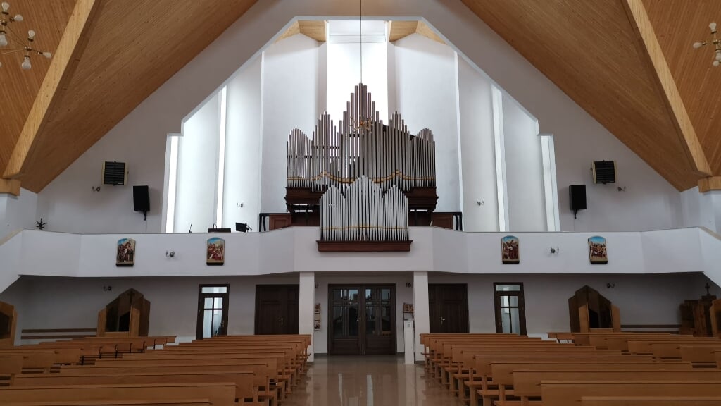Het Verschueren-orgel uit de Boxtelse Heilig Hartkerk is aan een tweede leven begonnen in het Poolse Krasnik. 