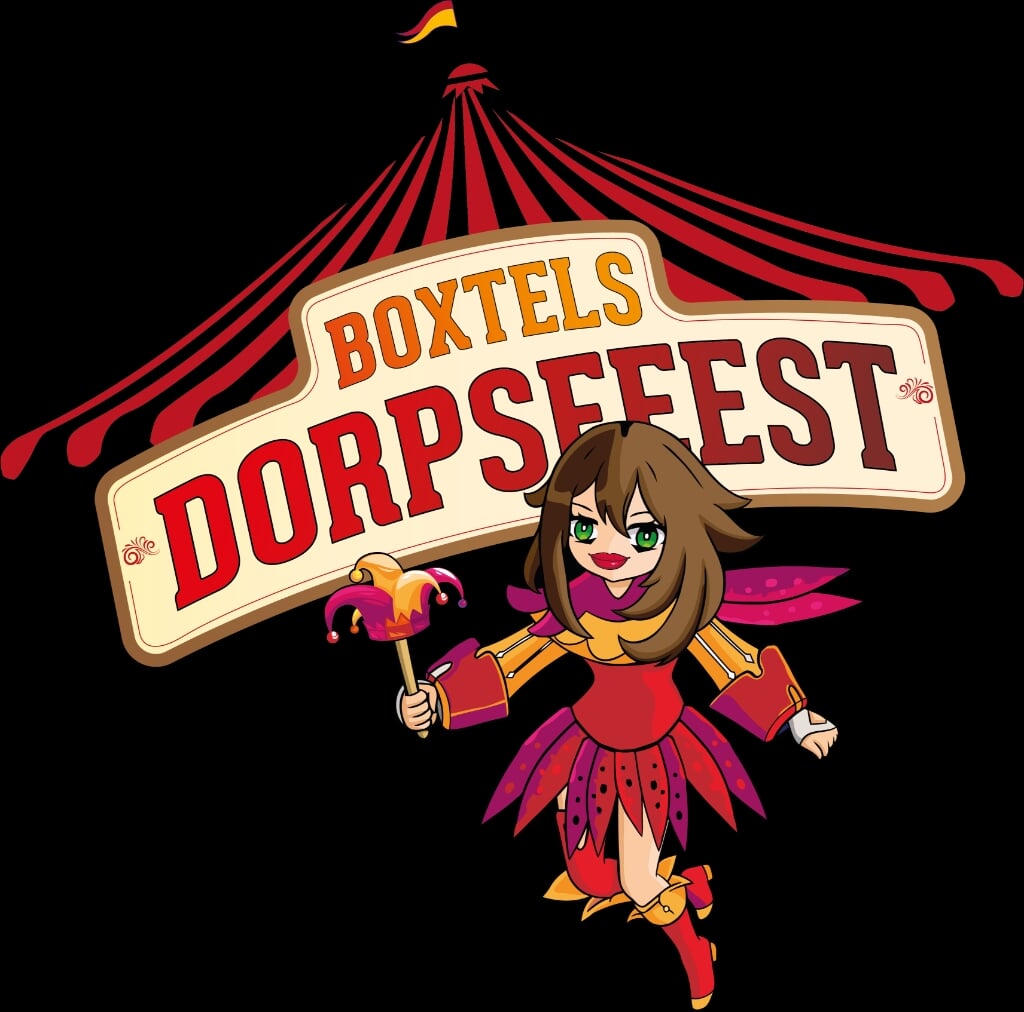 Harlekijntje Bonnie van Boxtel is de deze week gelanceerde mascotte van het Boxtels Dorpsfeest in en rondom spiegeltent Bon Salon.