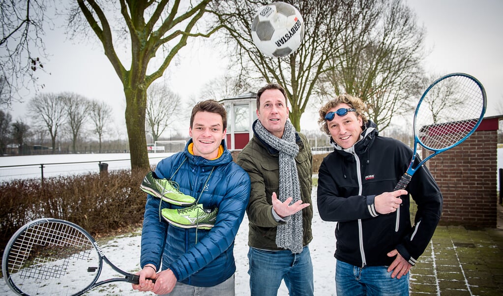 Koen Reijers, Jochem van Gelder en Roy Jacobs.