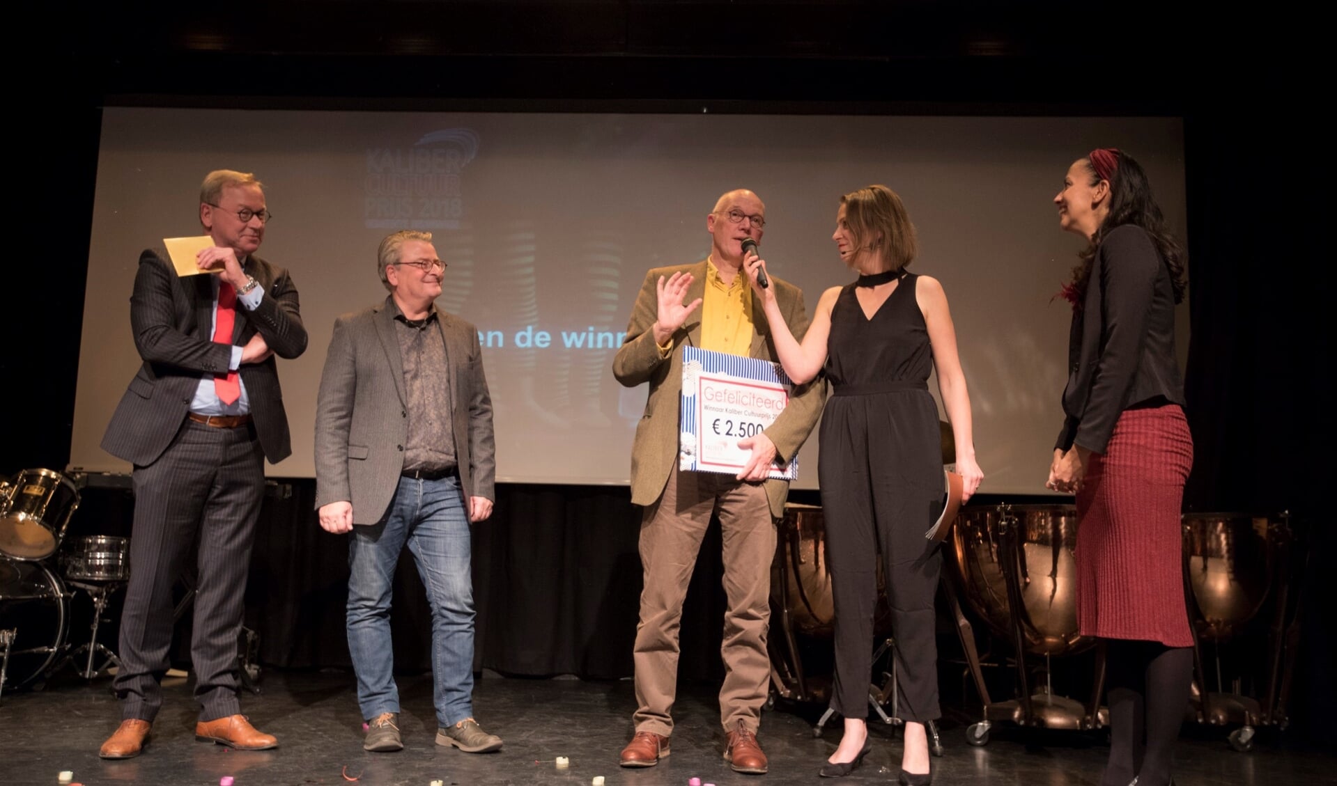 Henk Hage, winnaar Kaliber Cultuurprijs 2018.