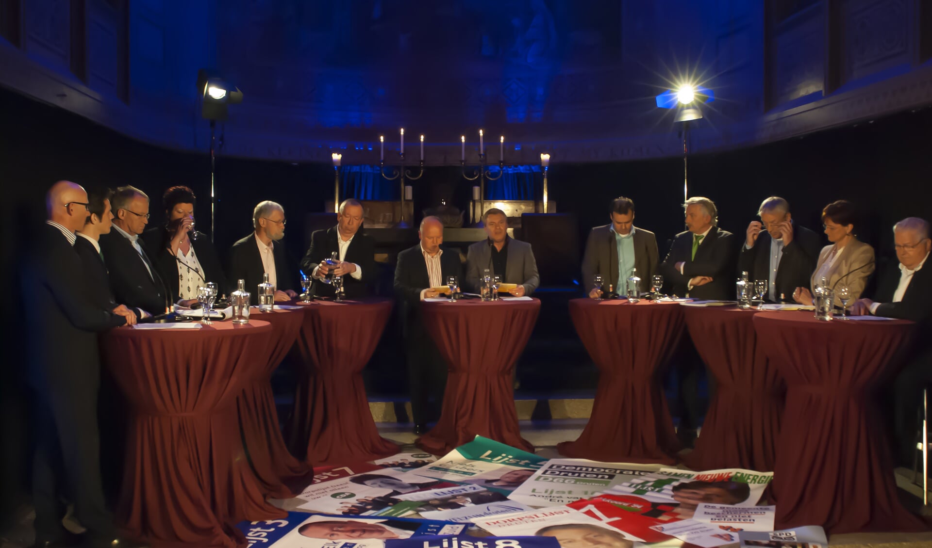 Politiek debat in Druten, 2014, georganiseerd door Web TV.