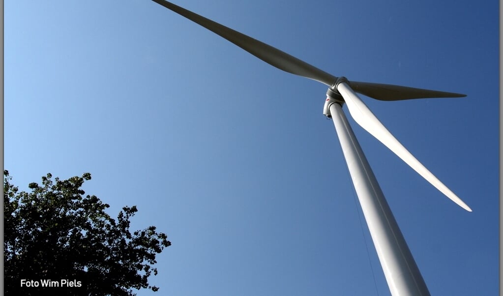 Windmolen bij windpark Nijmegen-Betuwe.