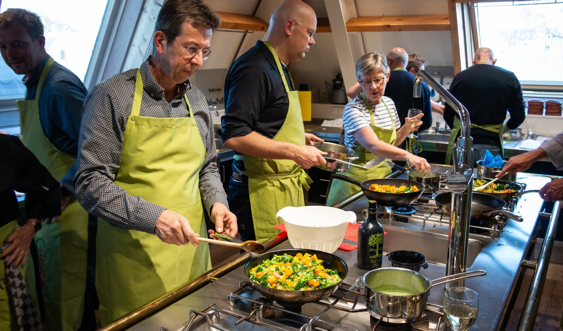 Workshop gastronomie, gezondheid en beweging bij versspecialist Tijssen.