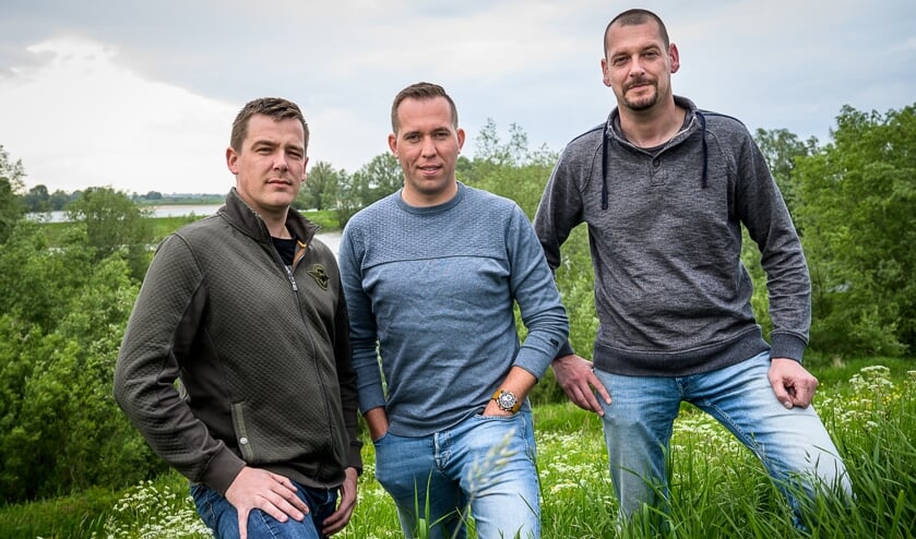 Thim Vernooij, Egon van Kessel en Dennis Lindeman.