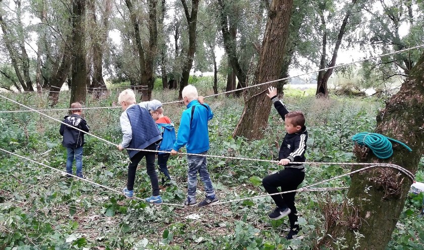Klimmen is een van de onderdelen tijdens Actief Ontmoeten.
