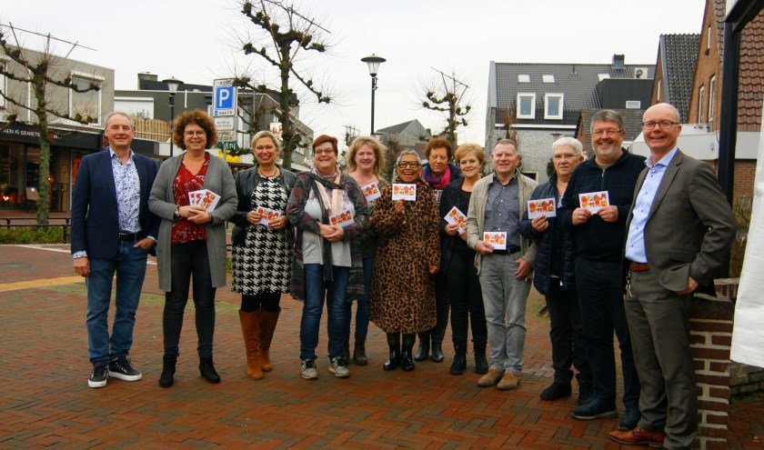 Winnaars eindejaarsactie winkelcentrum Druten.