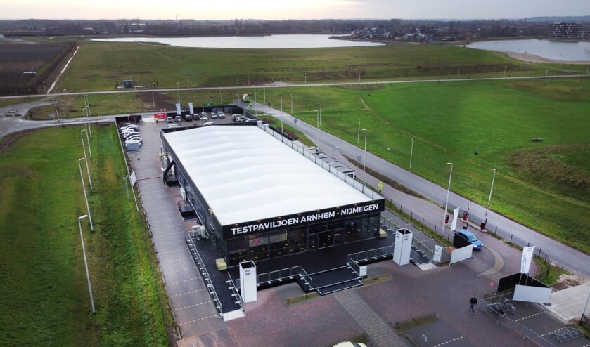 <p>Het testpaviljoen Arnhem-Nijmegen.</p>