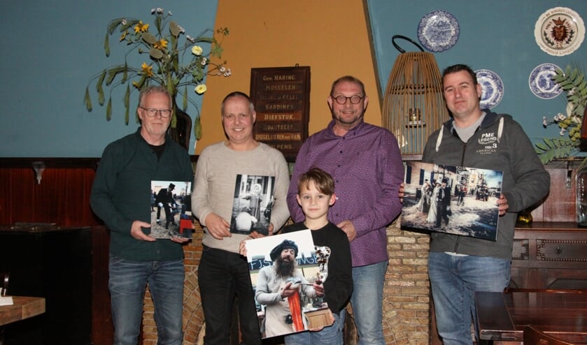v.l.n.r. Nico van Loon, Henk Maas, Jesse Voet, Jan de Vuijst en Rob Peters.
