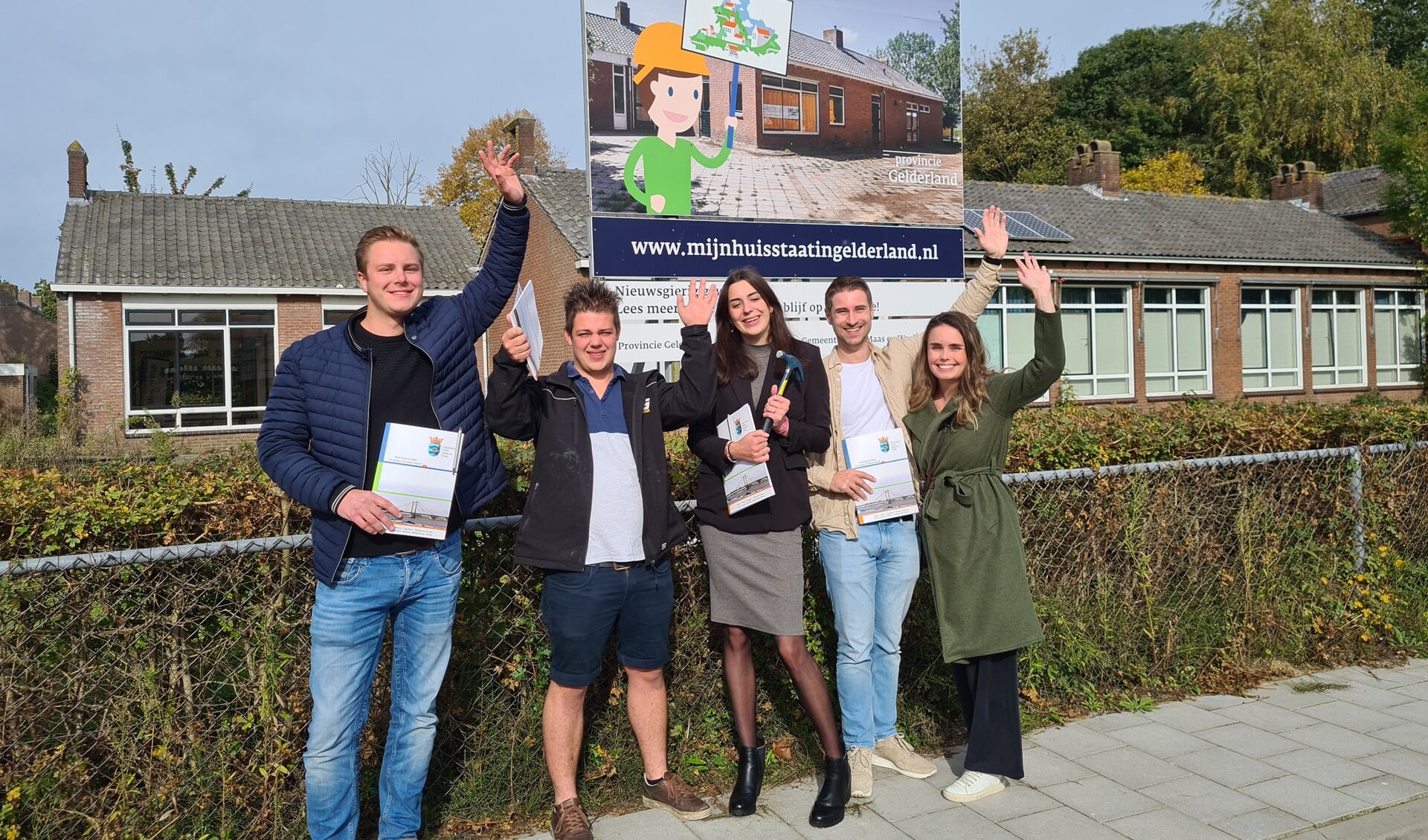 De nieuwe kopers woningen Gravin van Rechterenschool