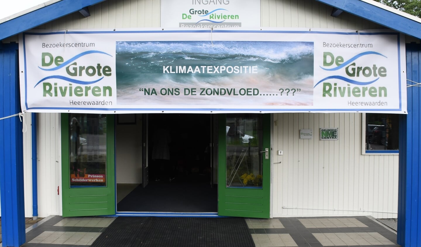 Opening Klimaatexpositie “Na ons de Zondvloed…..??” bij bezoekerscentrum De Grote Rivieren te Heerewaarden. 