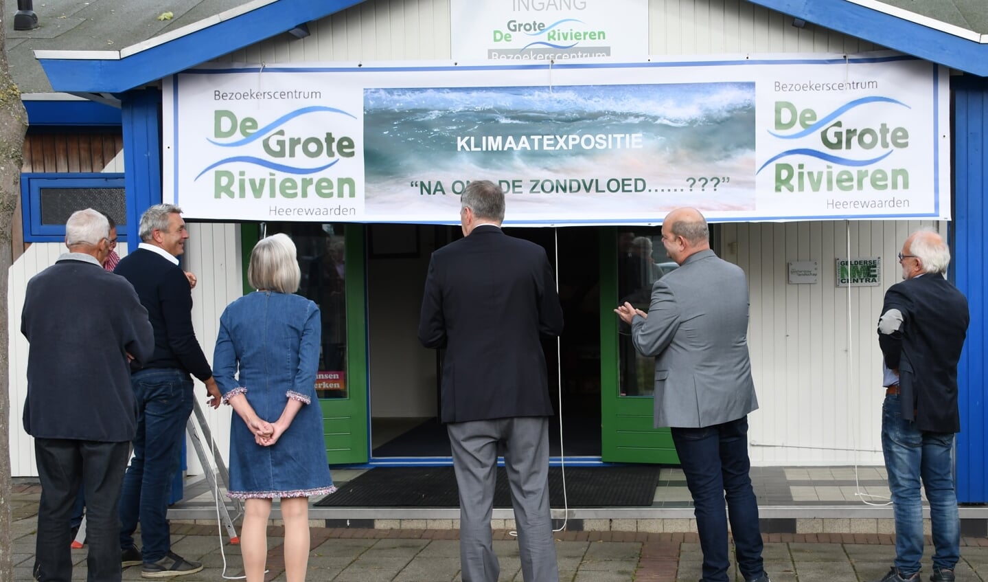 Opening Klimaatexpositie “Na ons de Zondvloed…..??” bij bezoekerscentrum De Grote Rivieren te Heerewaarden. 