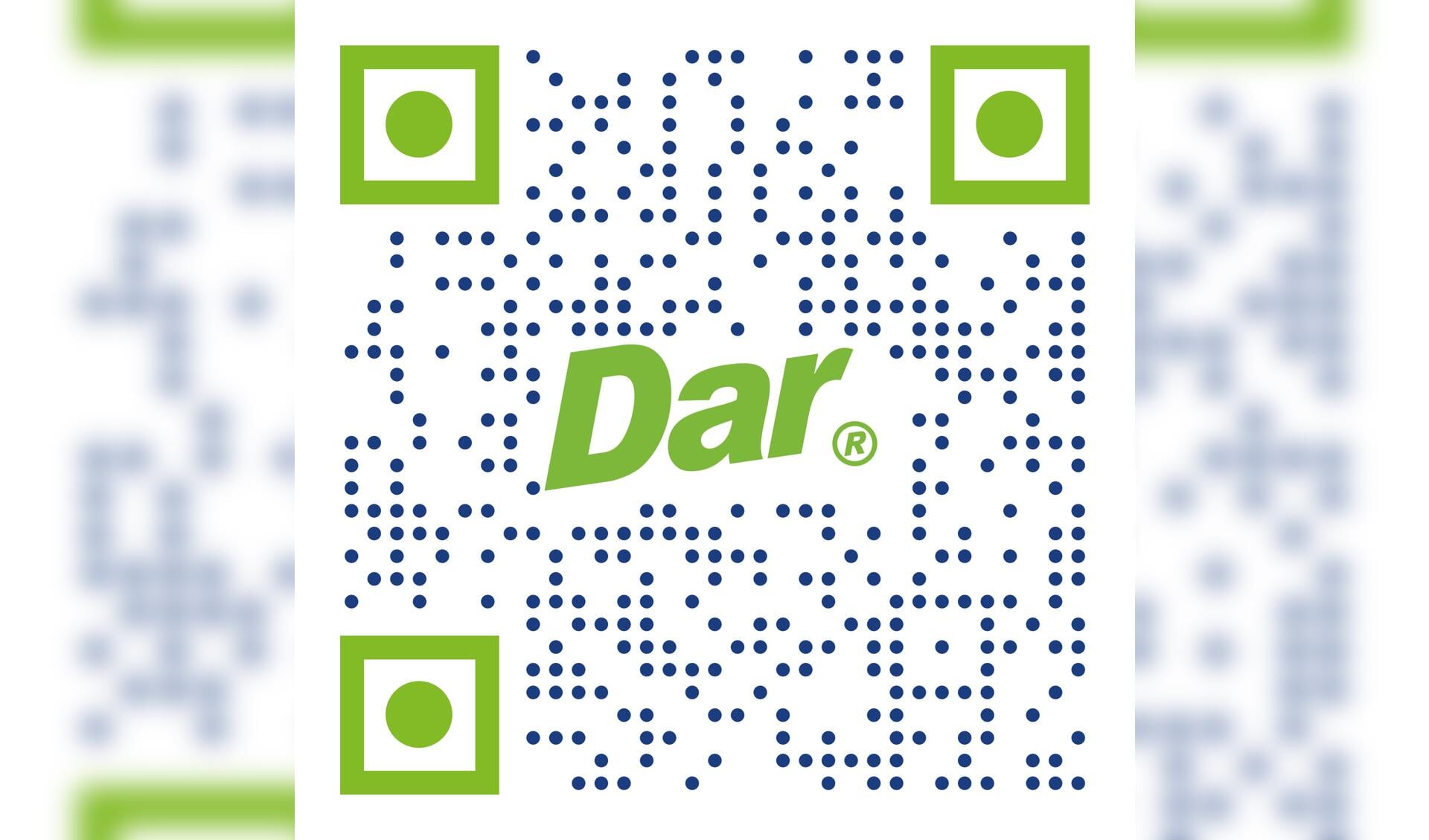 De QR-code van de Dar-app.